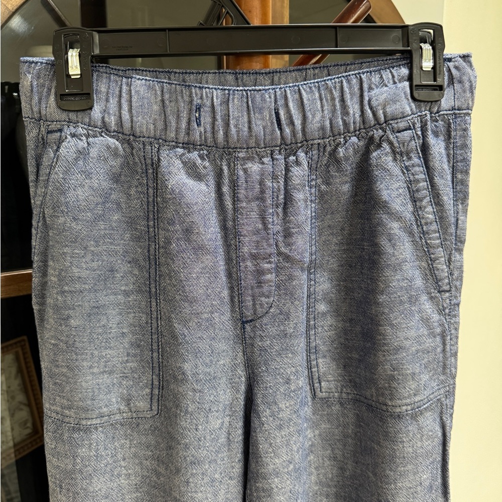 EUC GAP Blue Chambray Pants - Picture 3 of 6
